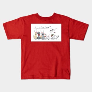 CHRISTMAS OF CATS Kids T-Shirt